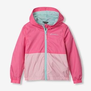 Eddie Bauer Girls Windbreaker Rain Jacket M (8-10)
